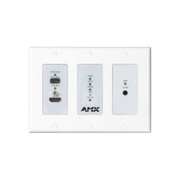 AMX NMX-ENC-N2615D-WP 4K60 AV-A Encoder Wall Plate with Dante